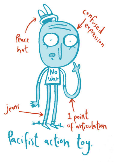 Pacifist Action Toy